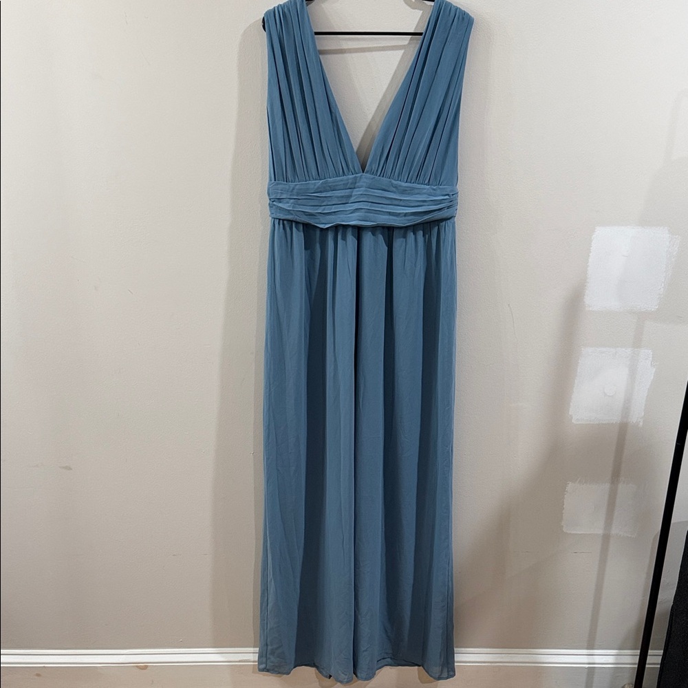 Lulu's Deep Blue Maxi Dress
